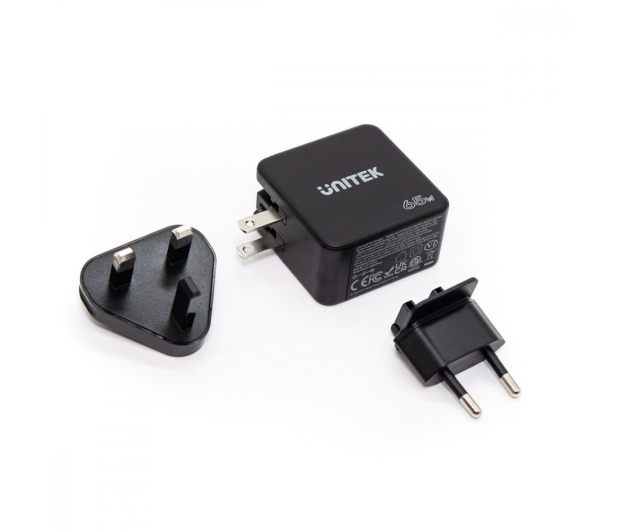 Unitek Ładowarka podróżna GaN 65W USA UK EUROPA - 1172349 - zdjęcie 2